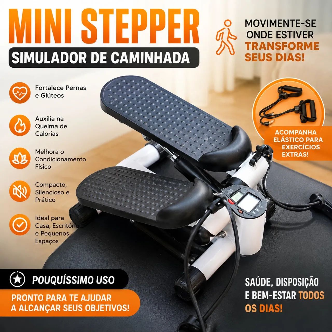 Mini Stepper Simulador de Caminhada