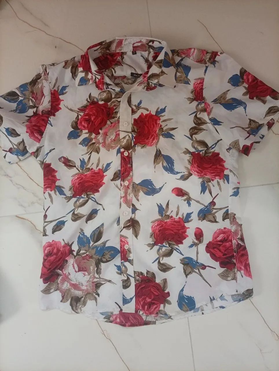 2 Camisa florida aberta 