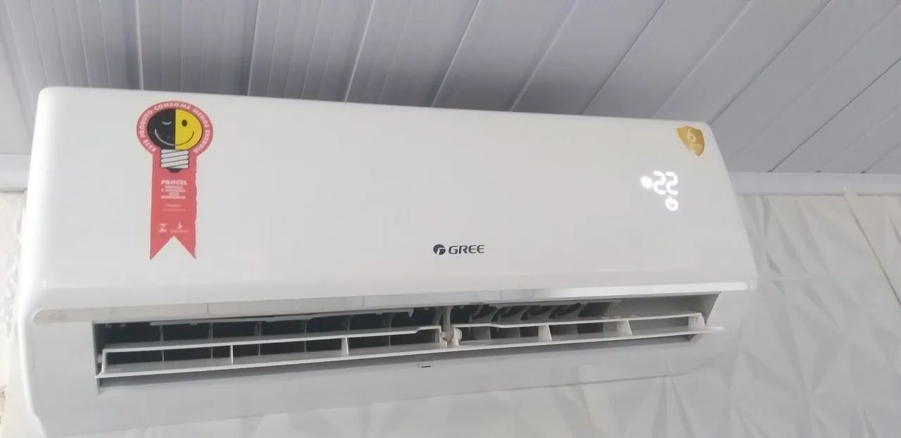 AR CONDICIONADO GREE  SPLIT 9MIL BTUS FUNCIONANDO PERFEITAMENTE. - Foto 2