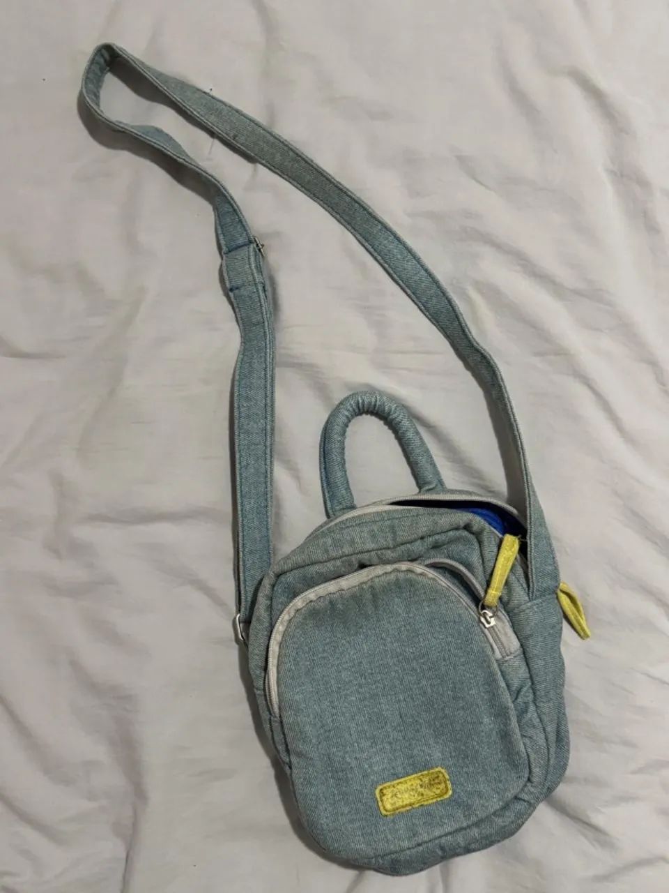 Bolsa média jeans "Soulier"