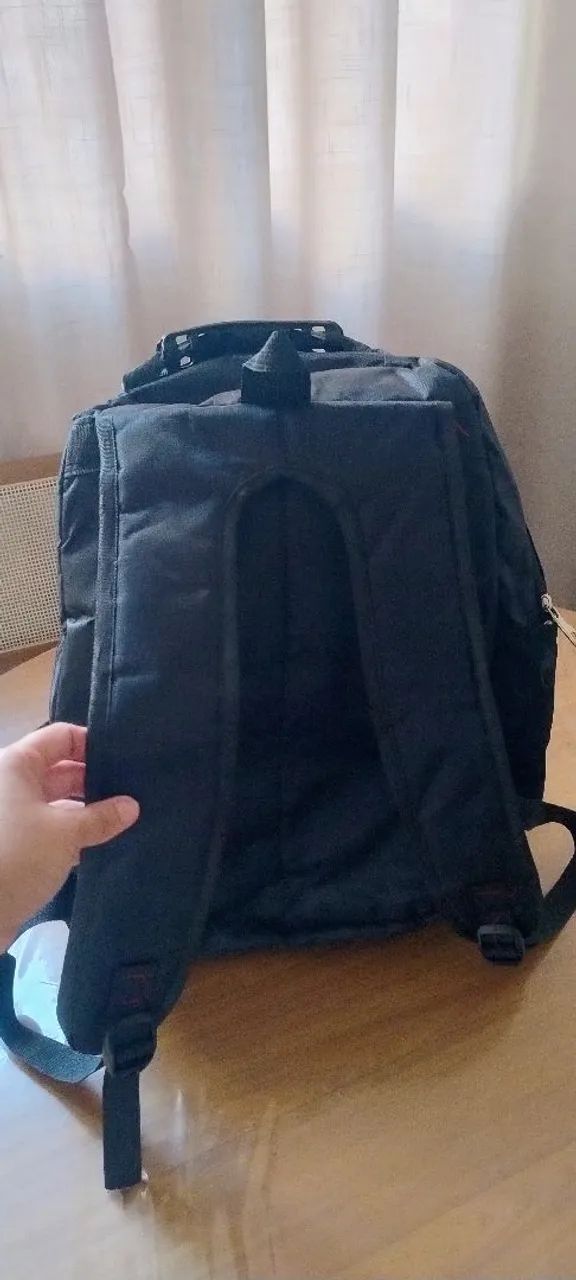 Mochila Preta espaços para notebook  - Foto 4