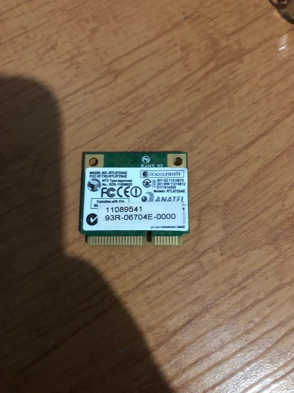 Placa rede sem fio 