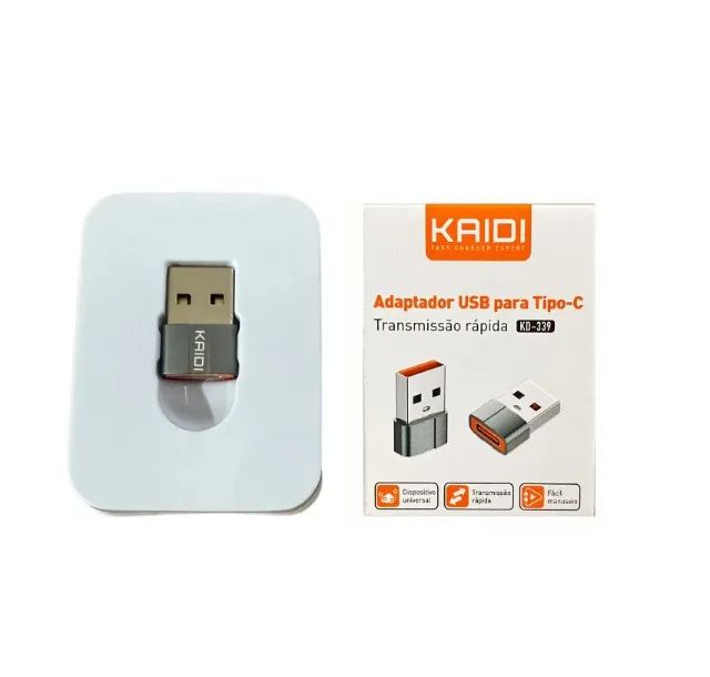 Adaptador Usb Tipo C Para Usb Kaidi - Foto 4