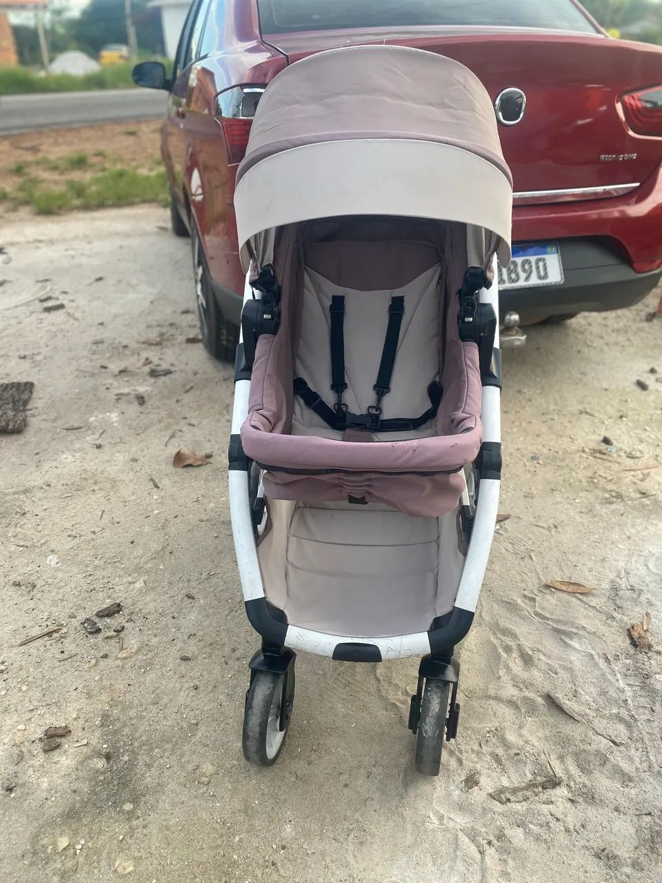 Carrinho de passei com bebê conforto  - Foto 4