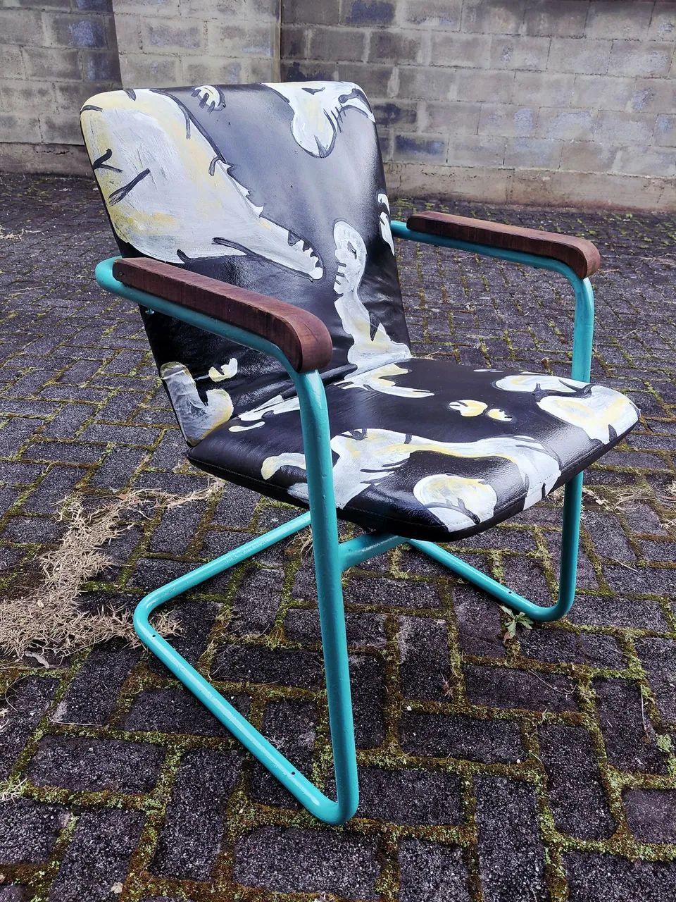 Poltrona Modernista design 1970 pop arte