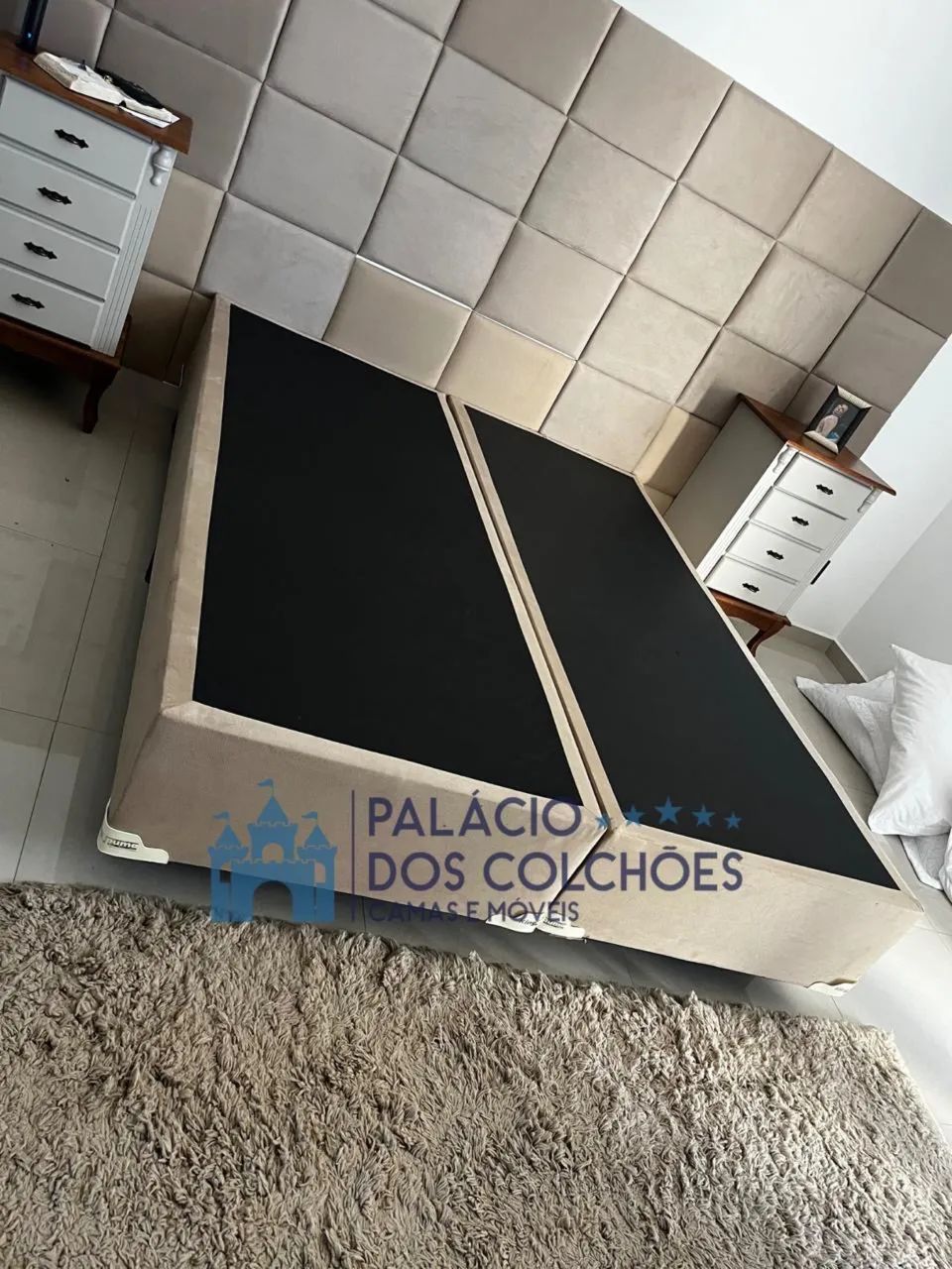 Base box queen sem baú 