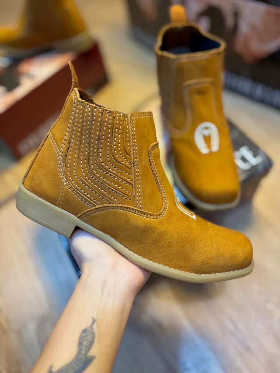 Bota Masculina Performance  Couro Premium! 
