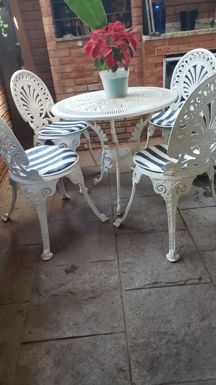 Mesa para varanda/jardim  em ferro - Foto 4