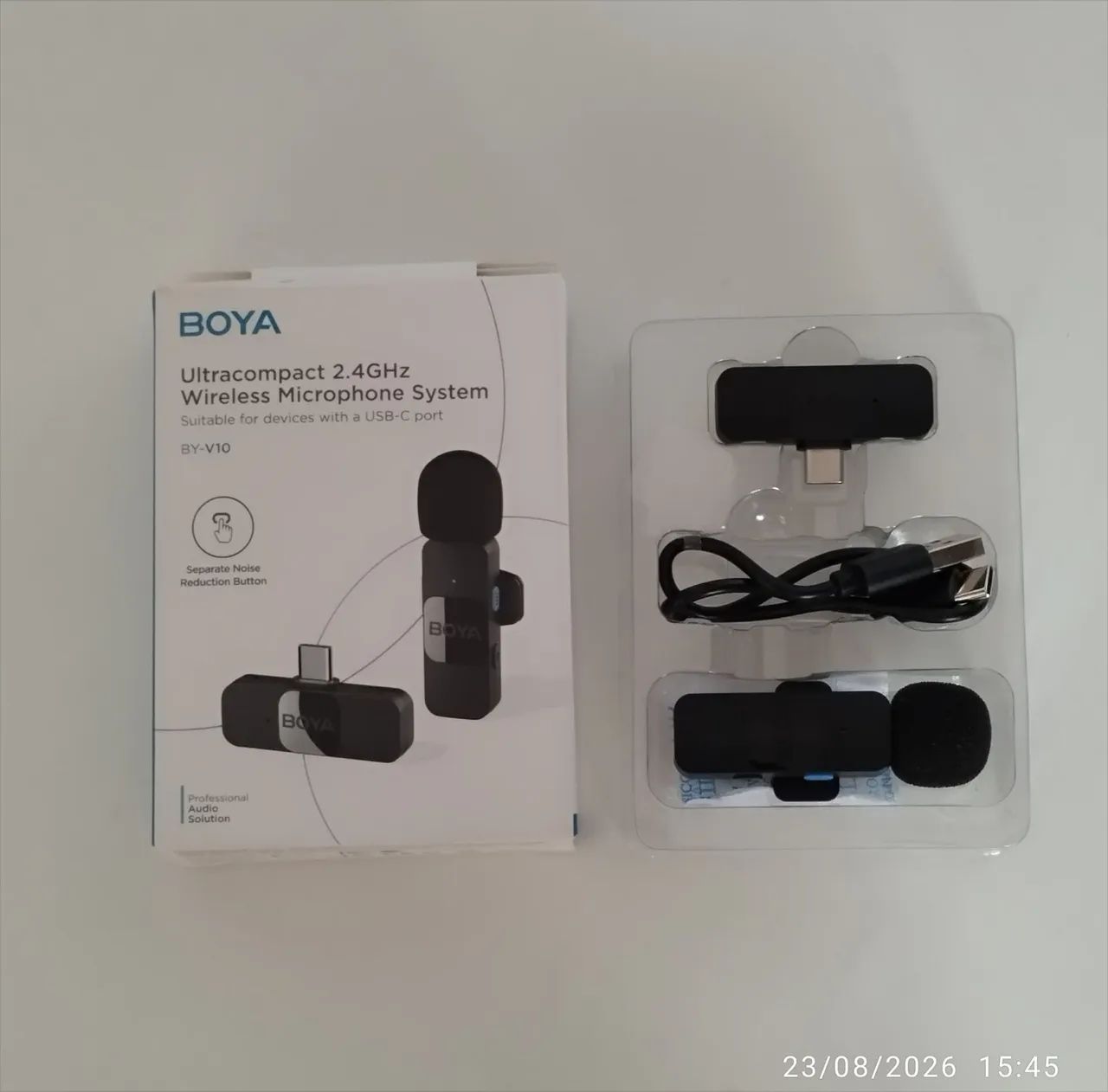 IMPRESSORA TÉRMICA modelo: MDK-2054L + MICROFONE 2.4GHz WIRELESS - Foto 2