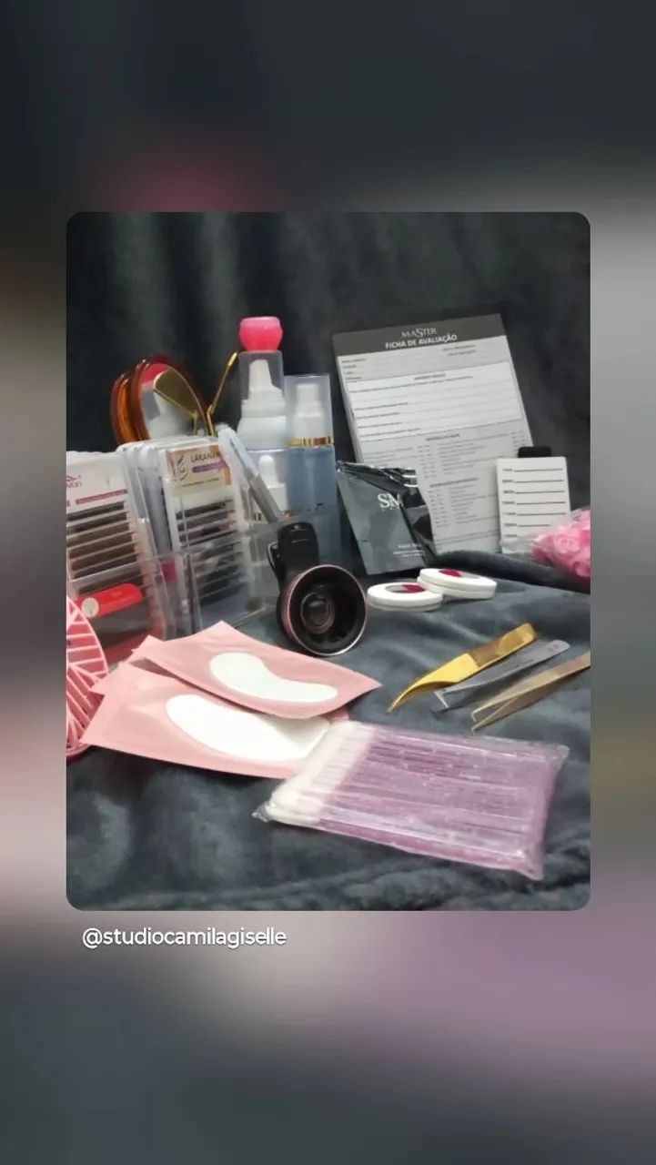 Material de cílios 