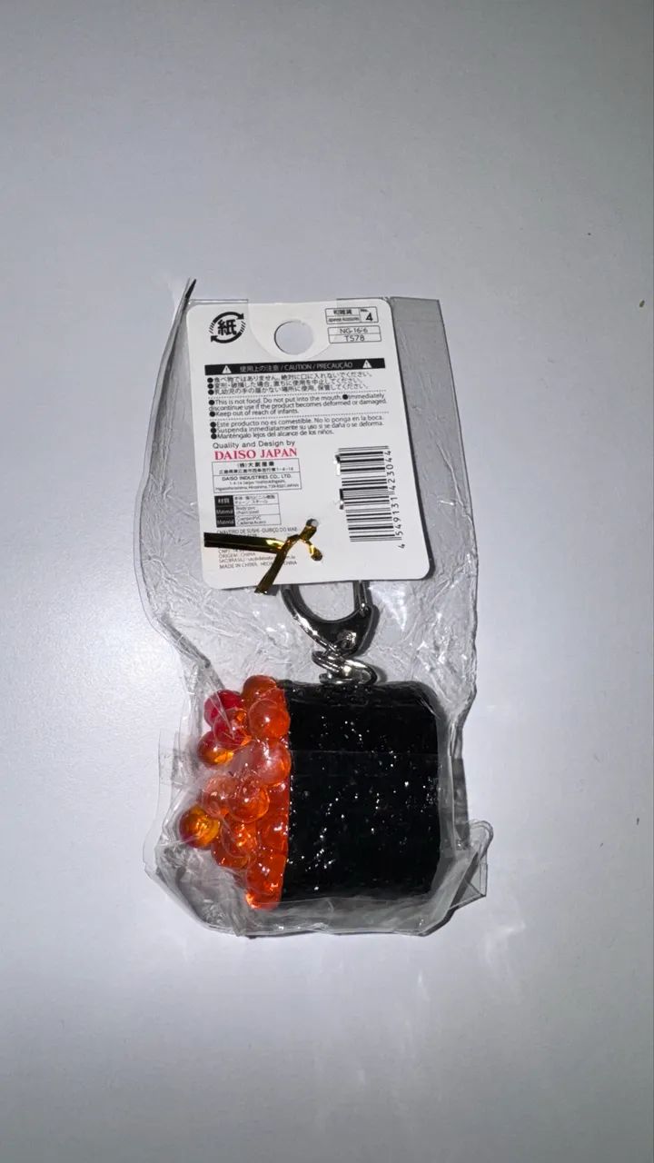 Chaveiro sushi comprado no Japão - Foto 2