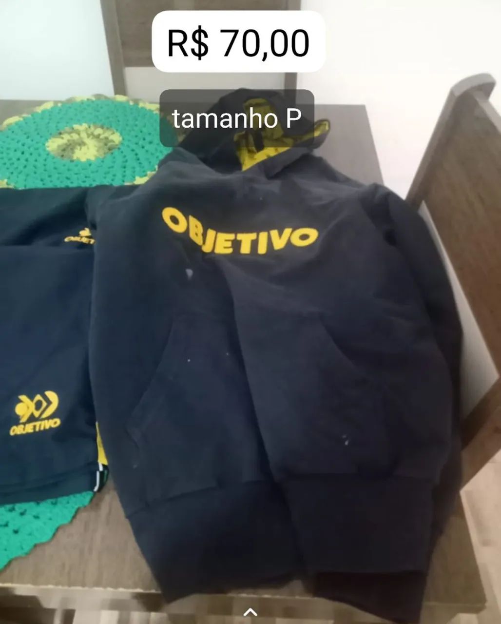 Blusa de moletom do Colégio Objetivo - Foto 2