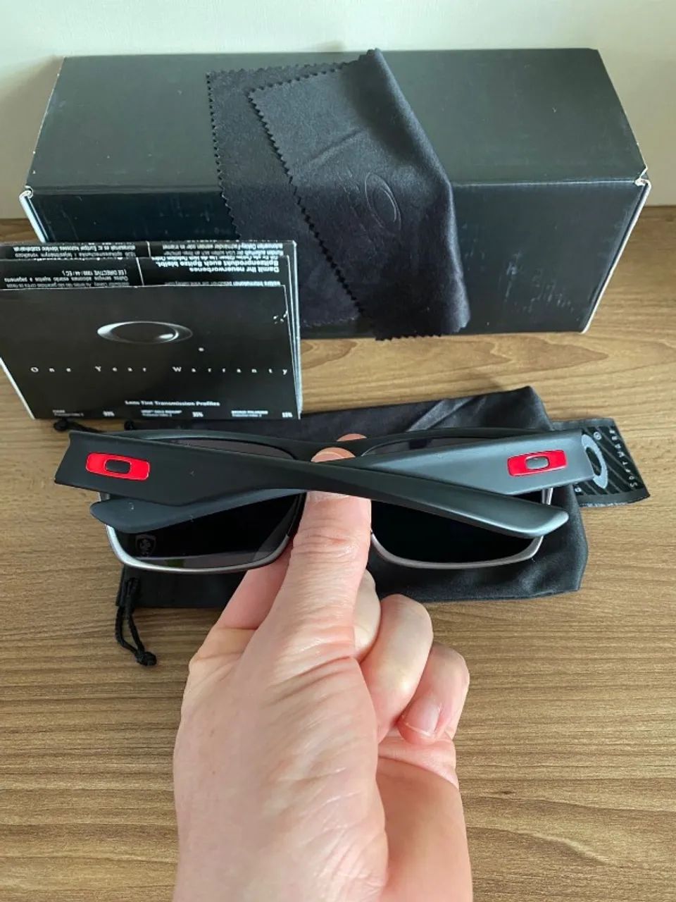 óculos de sol oakley twoface ferrari - Foto 4