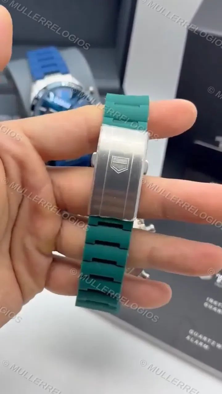 Relógio Tag Heuer Verde 43mm - Foto 3