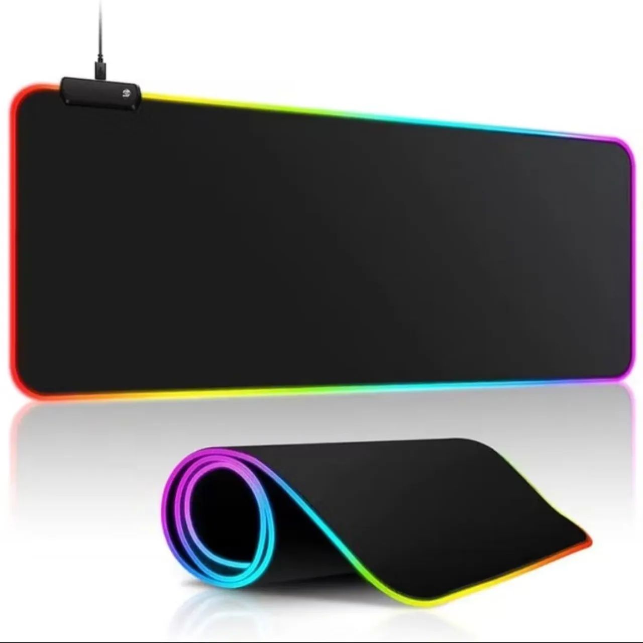Mousepad Gamer RGB 80x30 preto