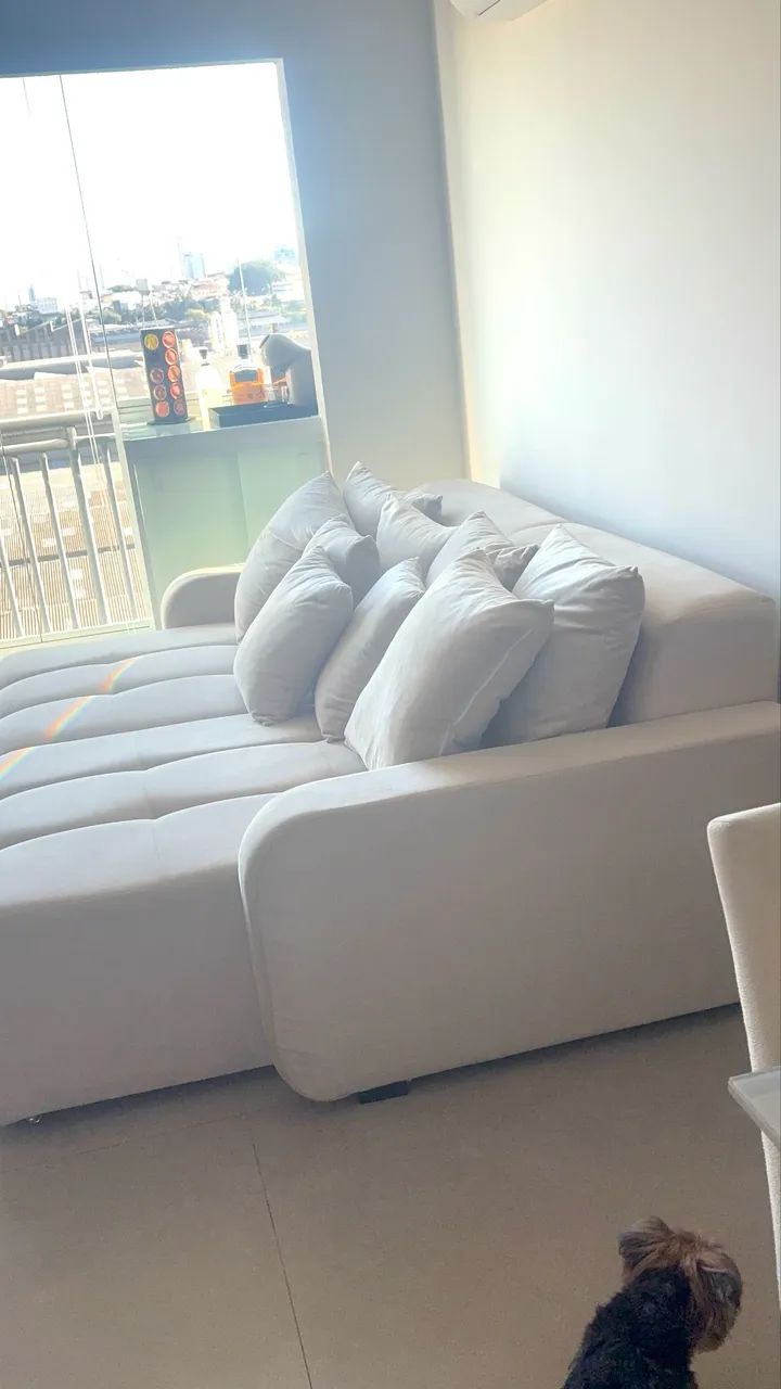 Vender sofá com 3 meses de uso, paguei 9 - Foto 4