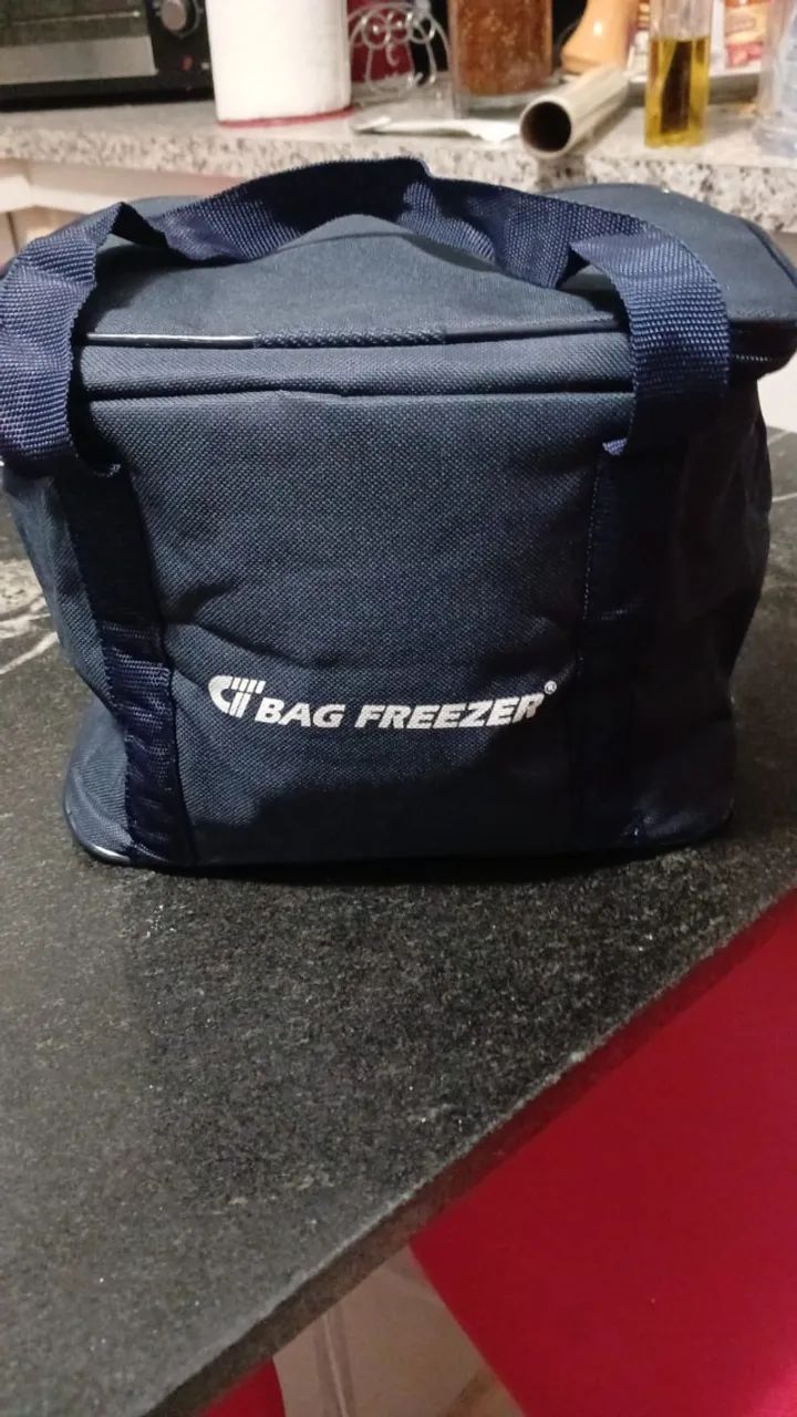 Bolsa termica Bag freezer 10 litros azul - Foto 2