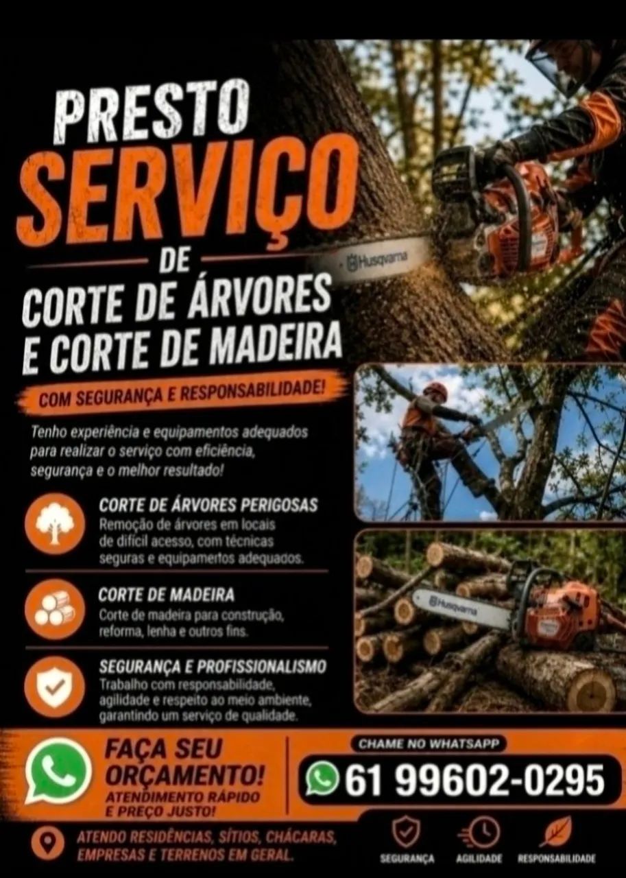 Poda e corte de arvores