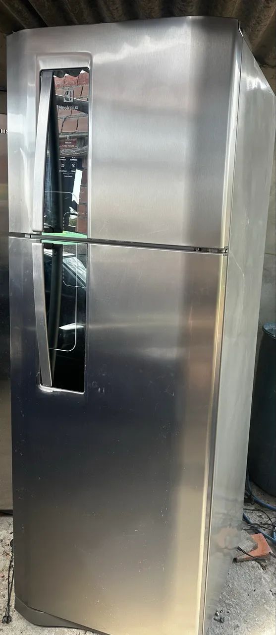 Vendo geladeira inox