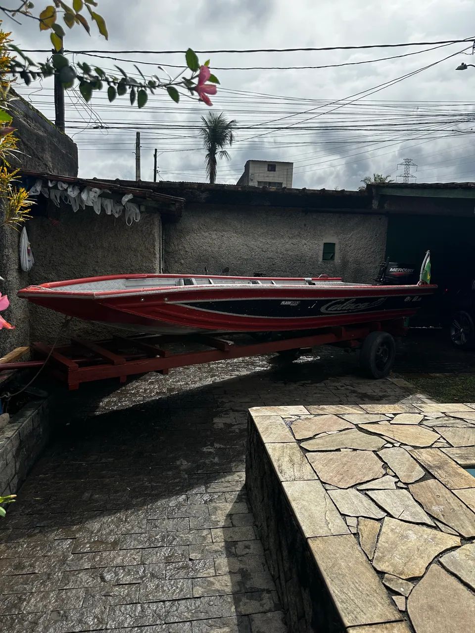 Barco Calaça mais Mercury 30hp - Foto 3