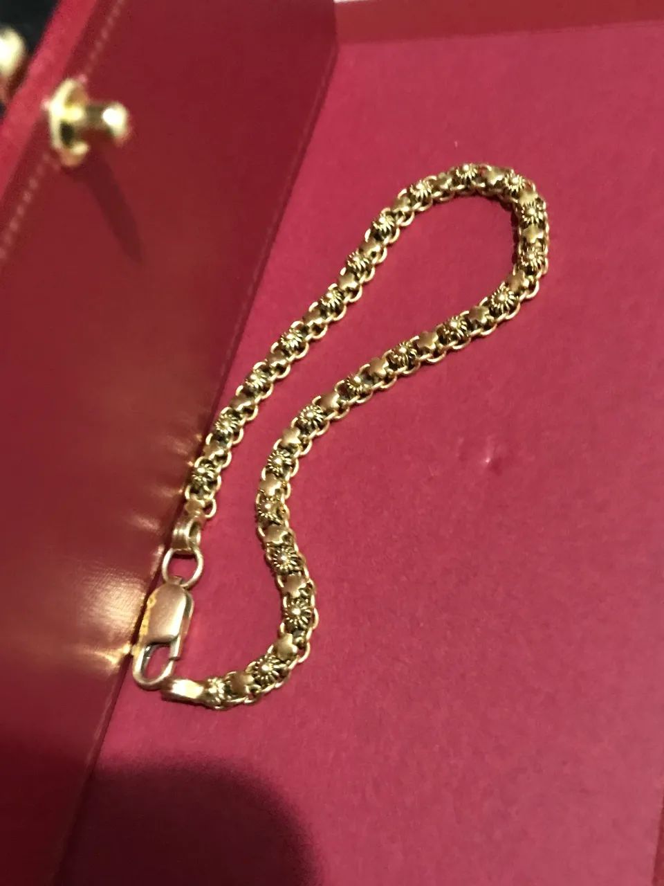 PULSEIRA DE PRATA BANHADO OURO 18k - Foto 4