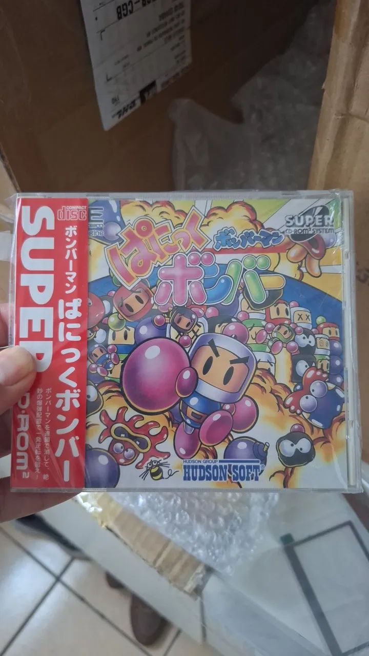 Jogo Original Bomberman Panic Bomber CIB PC Engine CD