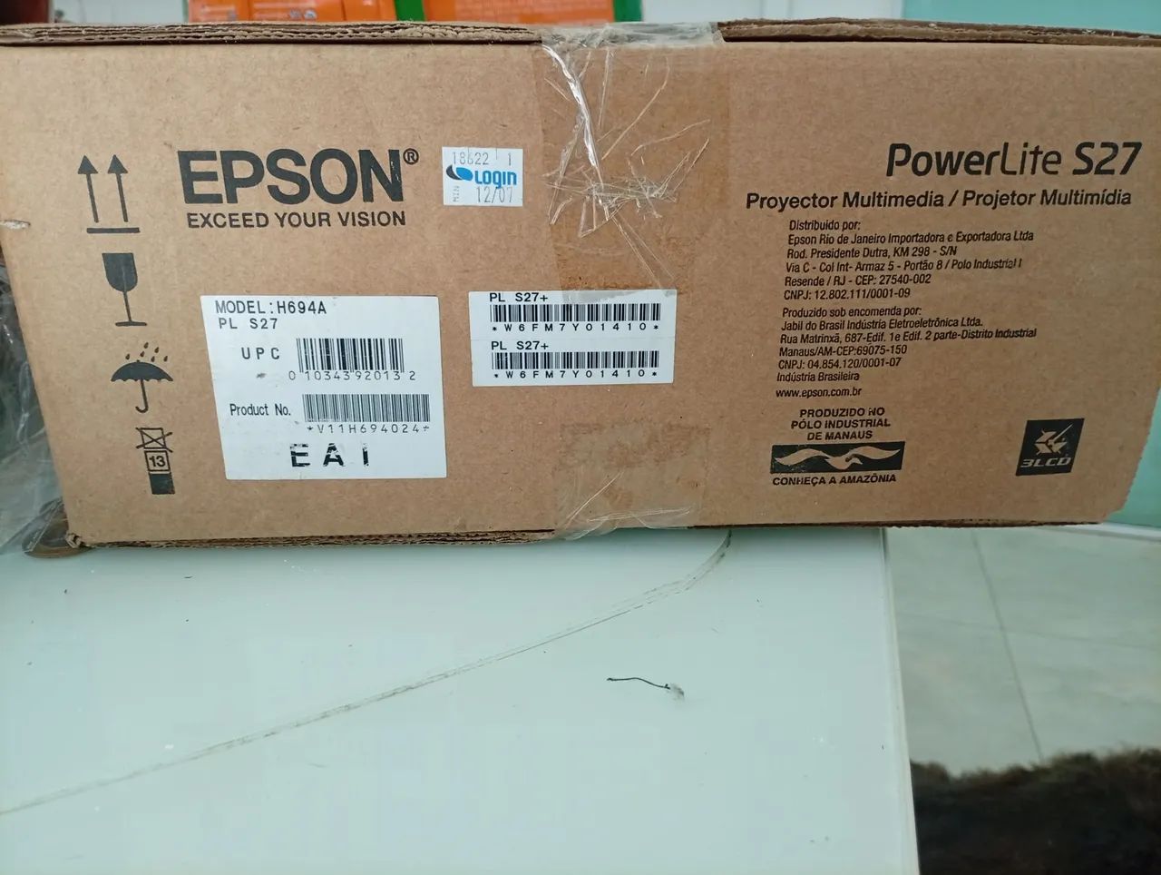 Projetor Epson powerlites27