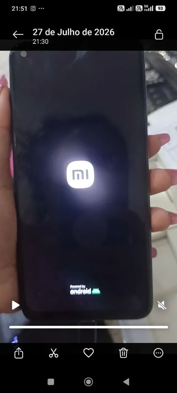 Xiaomi Redmi Note 9 - Com caixa e nota fiscal - 4GB 128 ROM