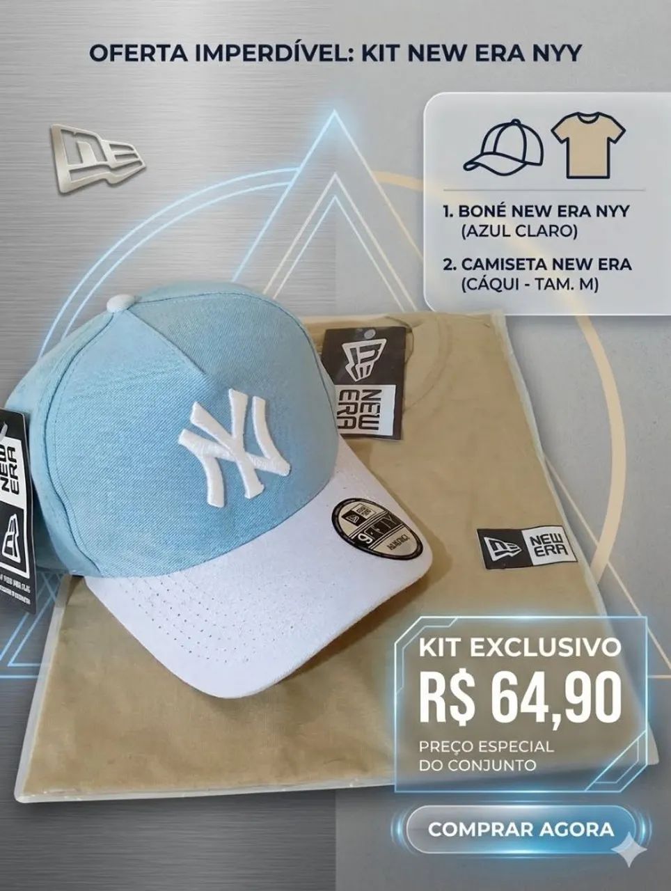 Conjunto camiseta +boné  - Foto 4