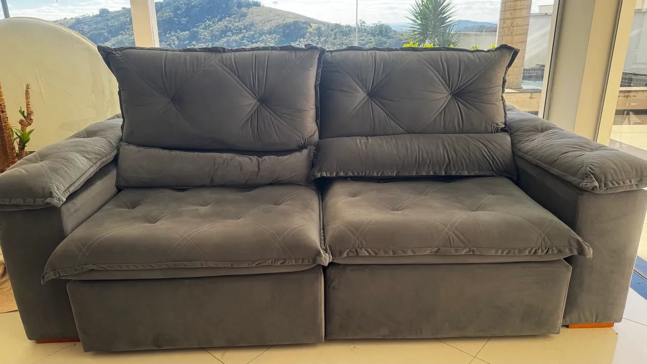 Sofá retrátil de 2 lugares - Foto 2