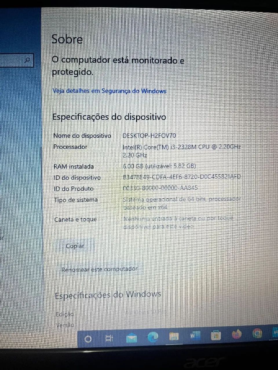 Notebook Acer Aspire 6gb ram e SSD 240gb - Foto 5
