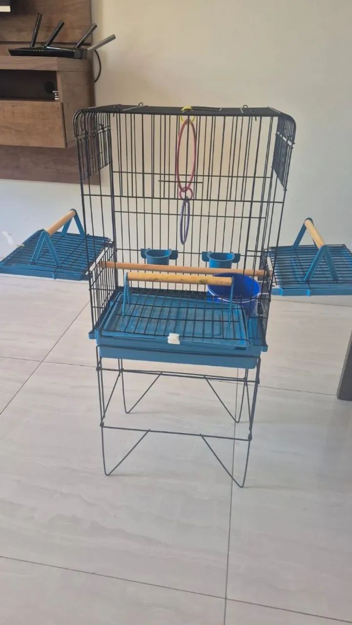Gaiola Confort Slim Azul e preta - Foto 2