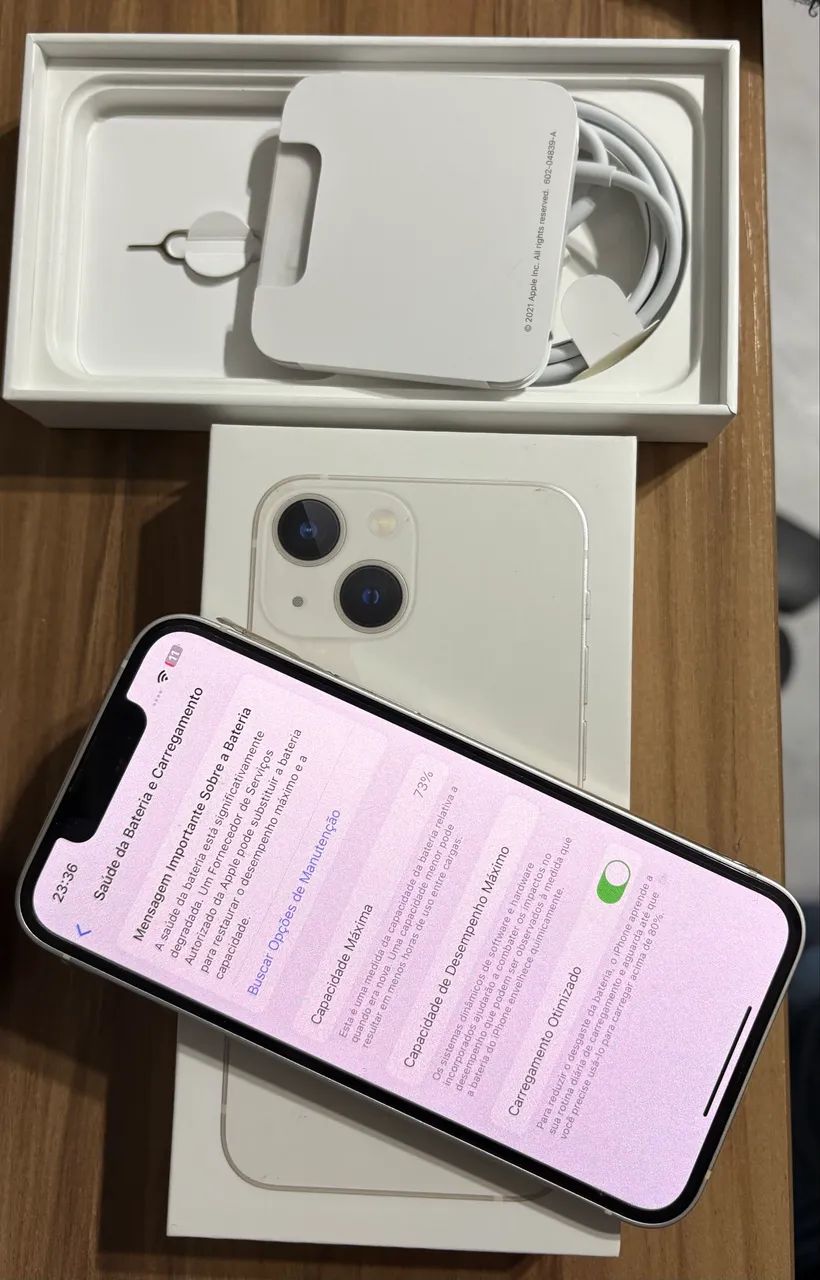 iPhone 13 mini. 128 Gb Branco. Perfeito estado  - Foto 4