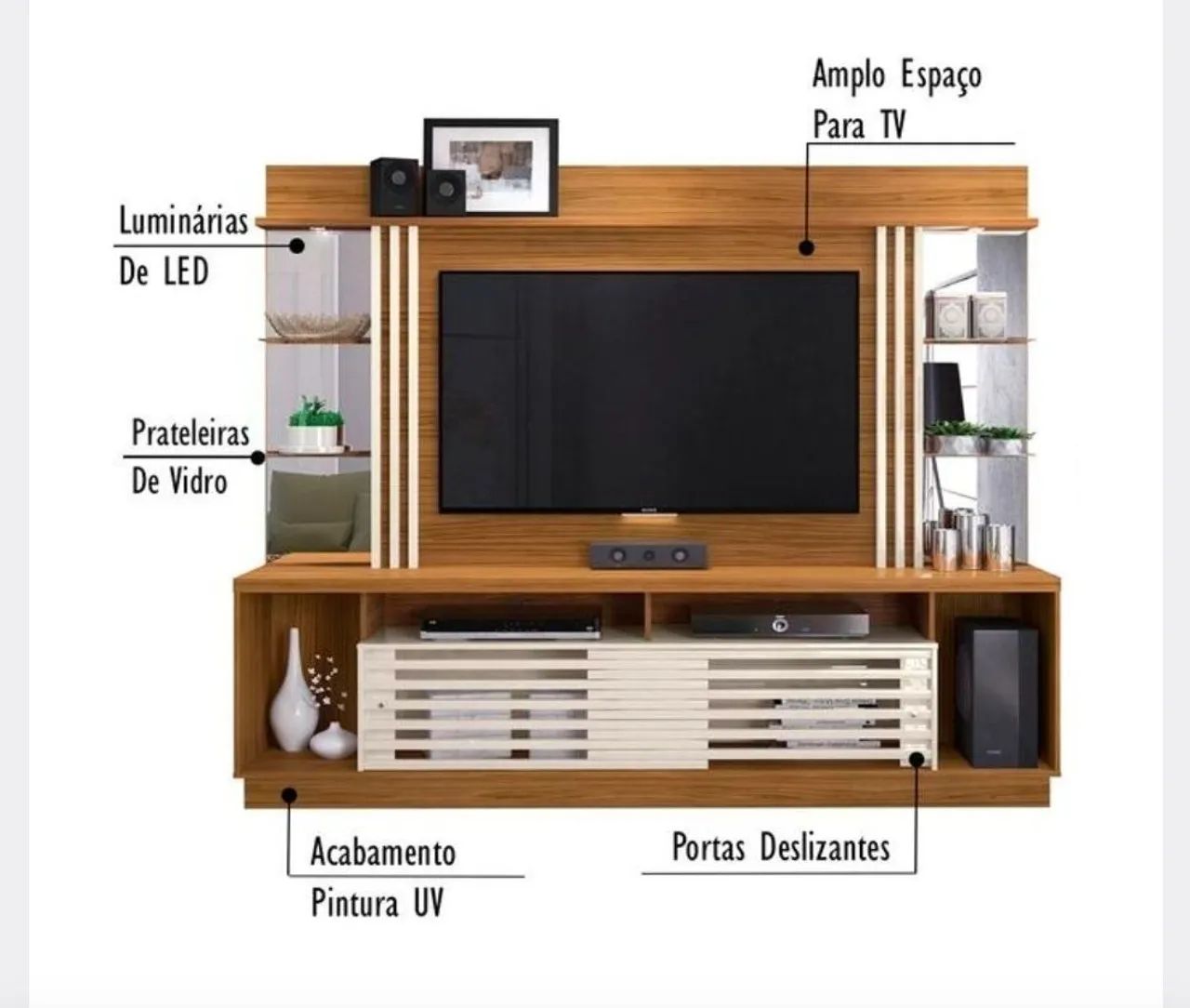 Rack + poltrona+ tapete R$ 450 - Foto 4