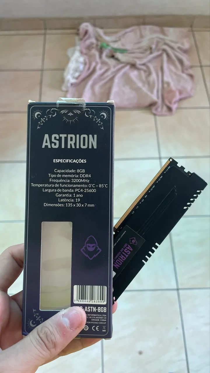 Memoria ram 8g ddr4