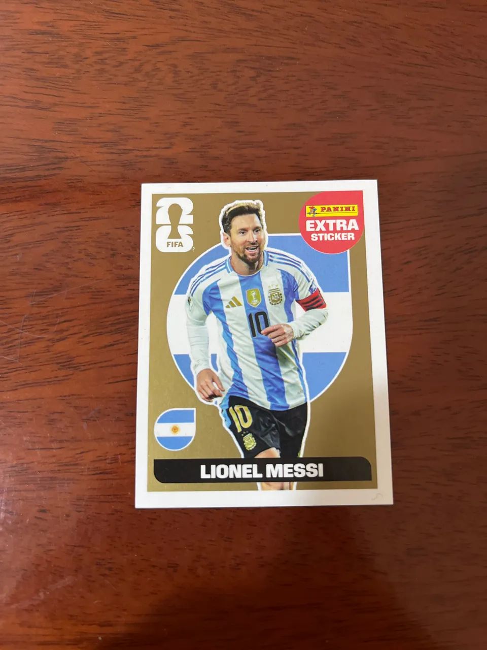 Figurinha Legend Messi Ouro Copa 2026
