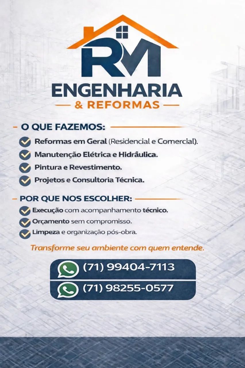 Engenheiro Civil - Reformas e Obras Residenciais