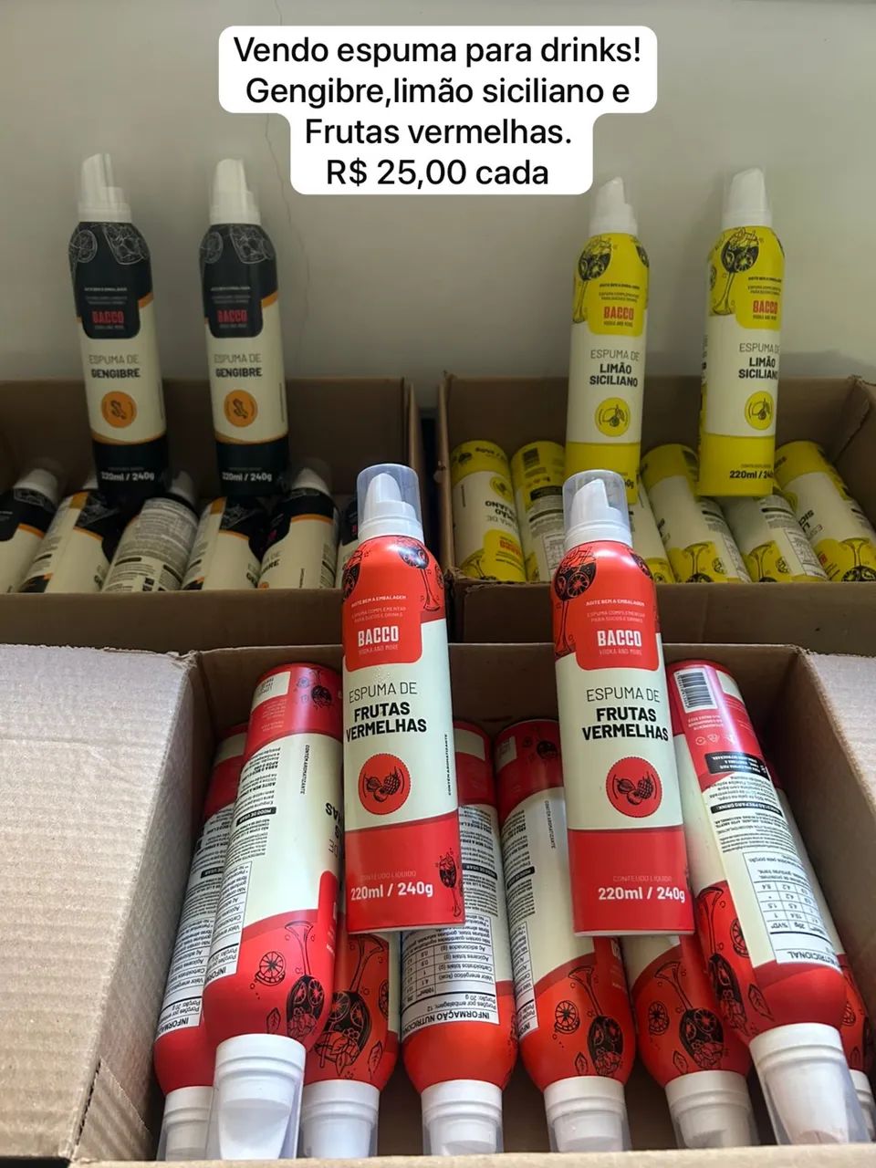Espuma de drinks