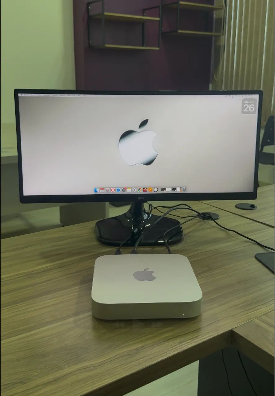 MAC Mini + Tela LG 27 Com Caixa - Foto 3
