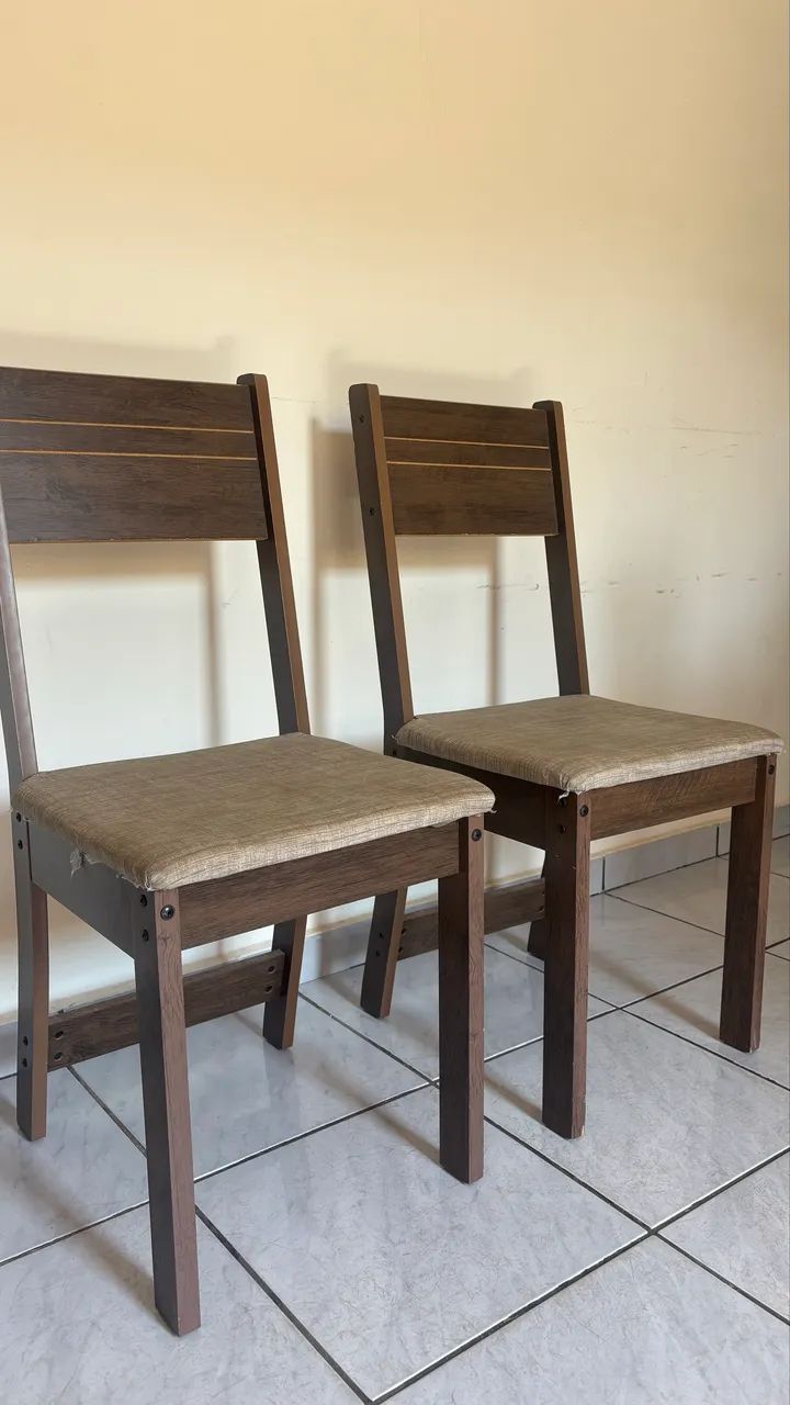 2 cadeiras em MDF - Foto 2