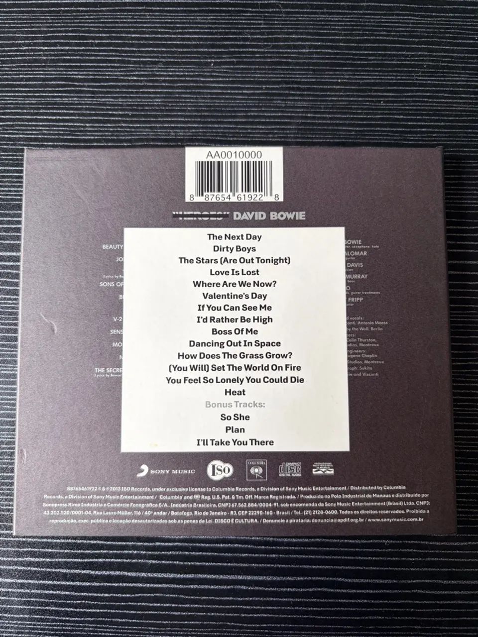 CD David Bowie - The next day - Foto 2