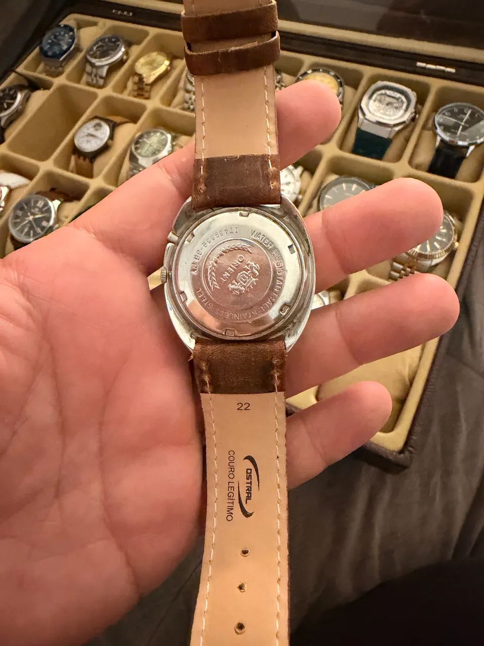 Relógio Vintage Orient Star 3 estrelas - Foto 2