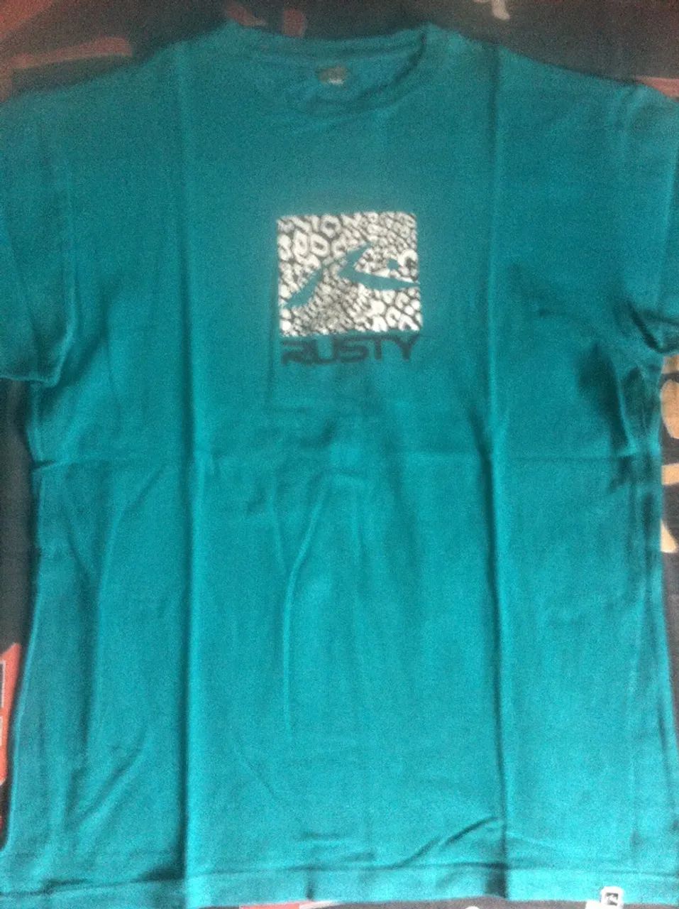 camiseta de surf slim fit da rusty tamanho m