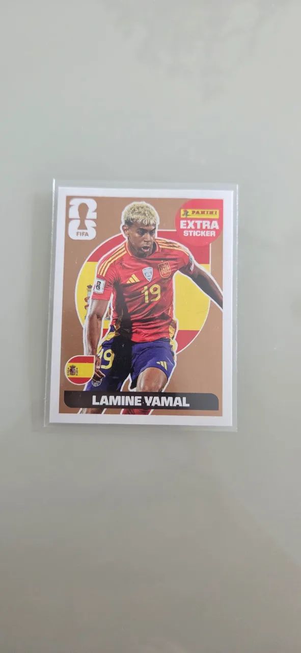 Figurinha extra legend Lamine Yamal Bronze
