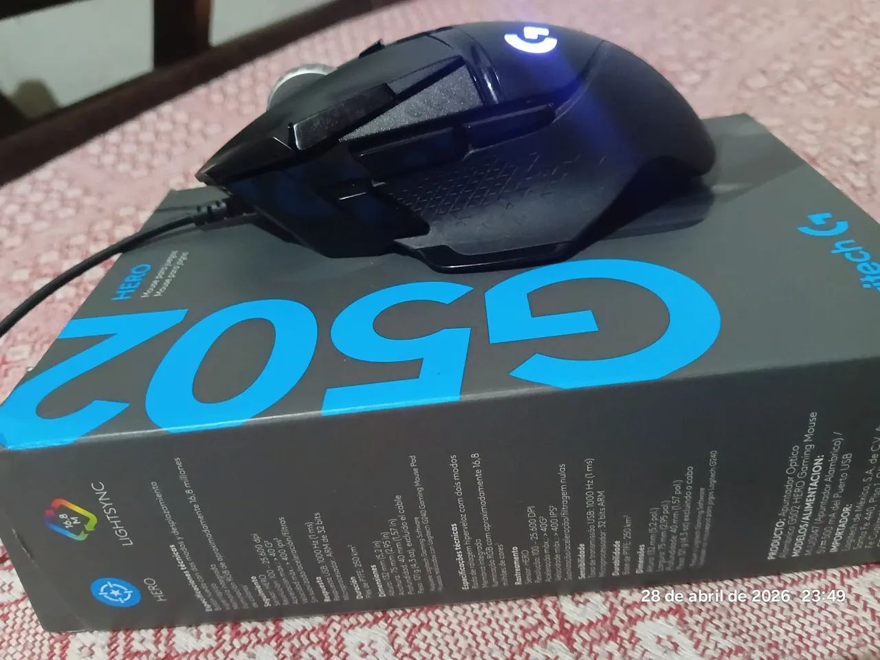 Mouse Gamer Logitech G502 Hero - Foto 2
