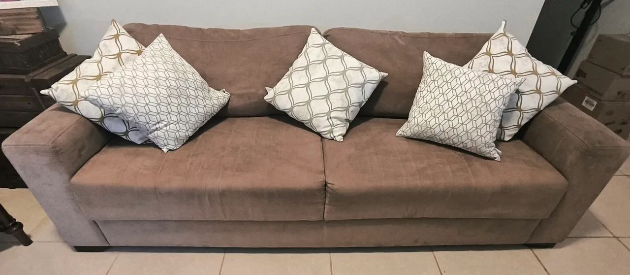 Sofá 3 lugares(Marília/SP) - Foto 4