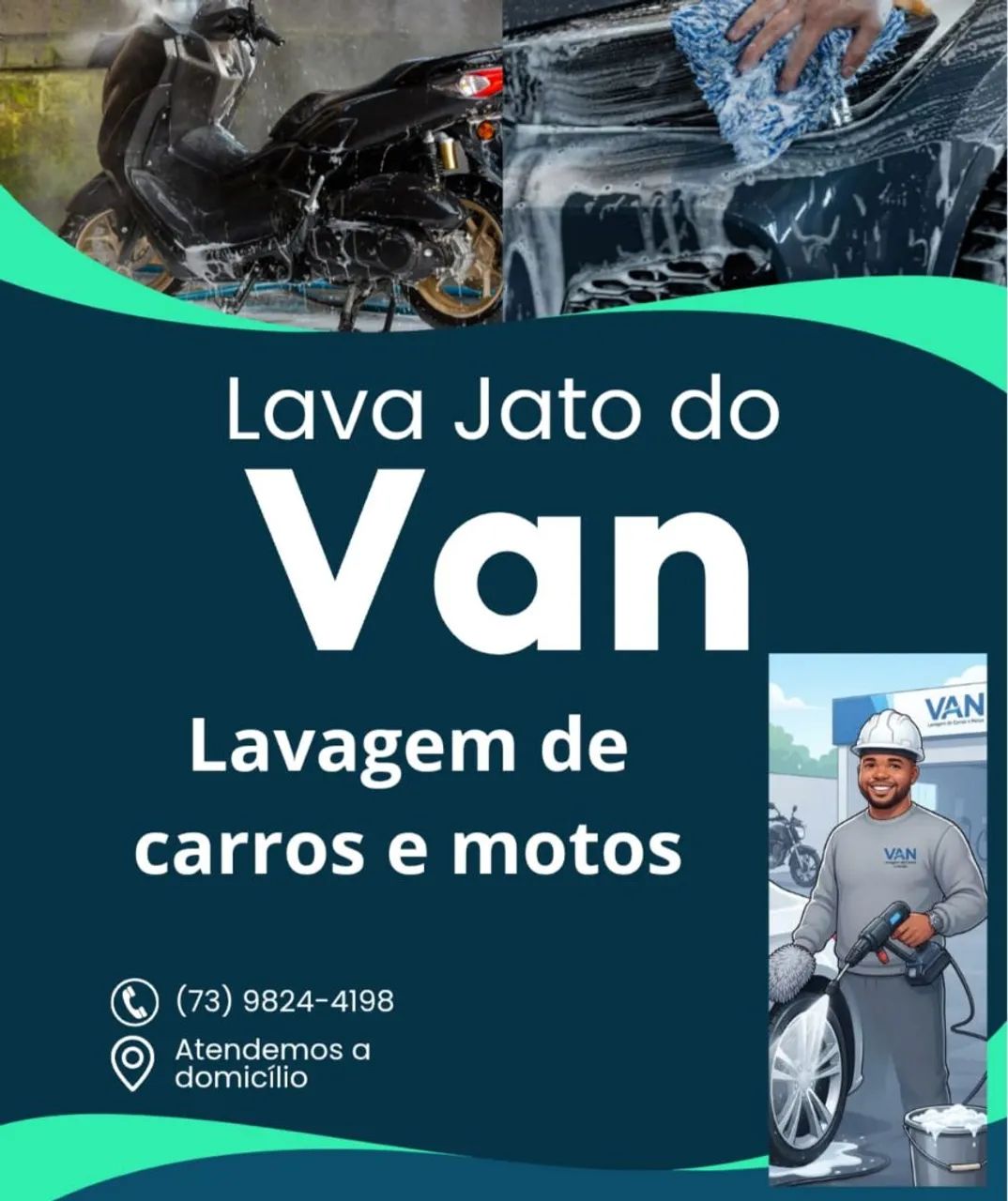 Lava jato do van a domicílio  - Foto 2