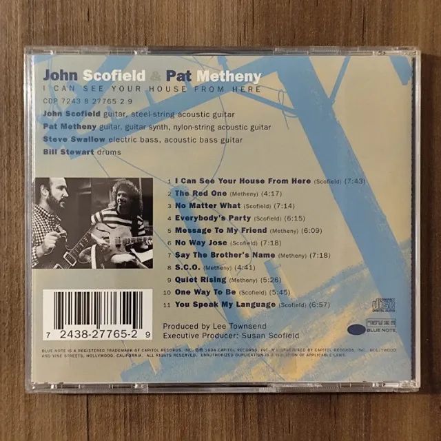 CD John Scofield & Pat Metheny - I Can See Your House From Here *importado EUA - Foto 2