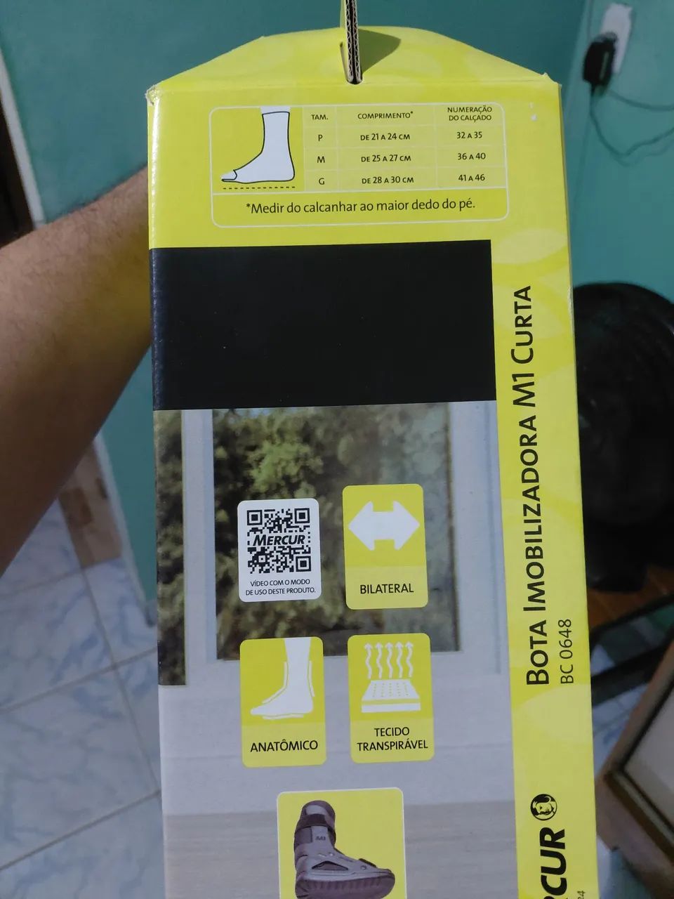 Bota imobilizadora Mercur M1 - Foto 4