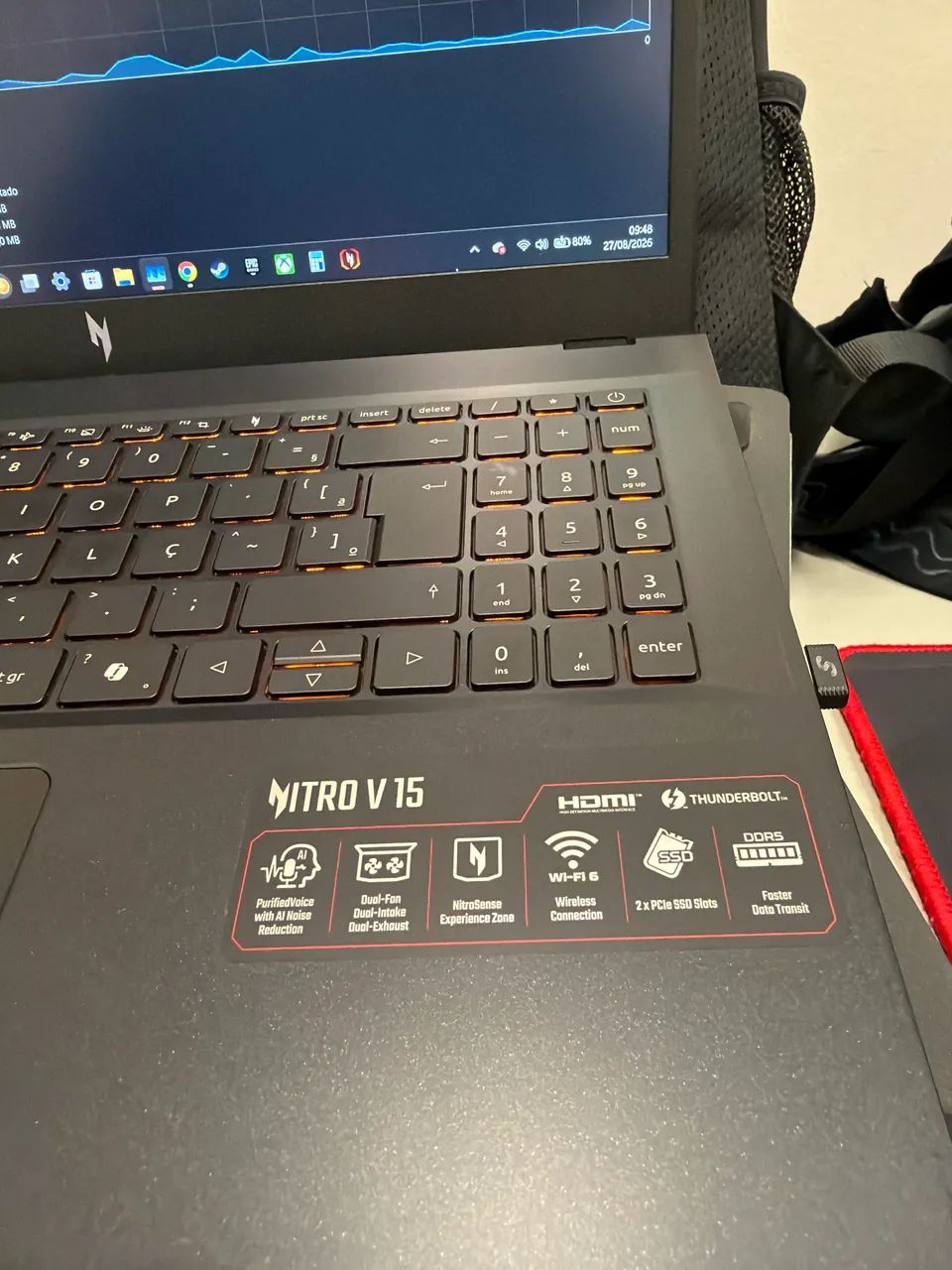 Notebook Nitro V15 i9 RTX 4060 gamer  - Foto 2
